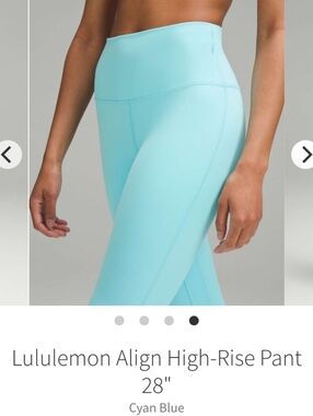 lululemon athletica Align High-Rise Legging in Cyan Size 8